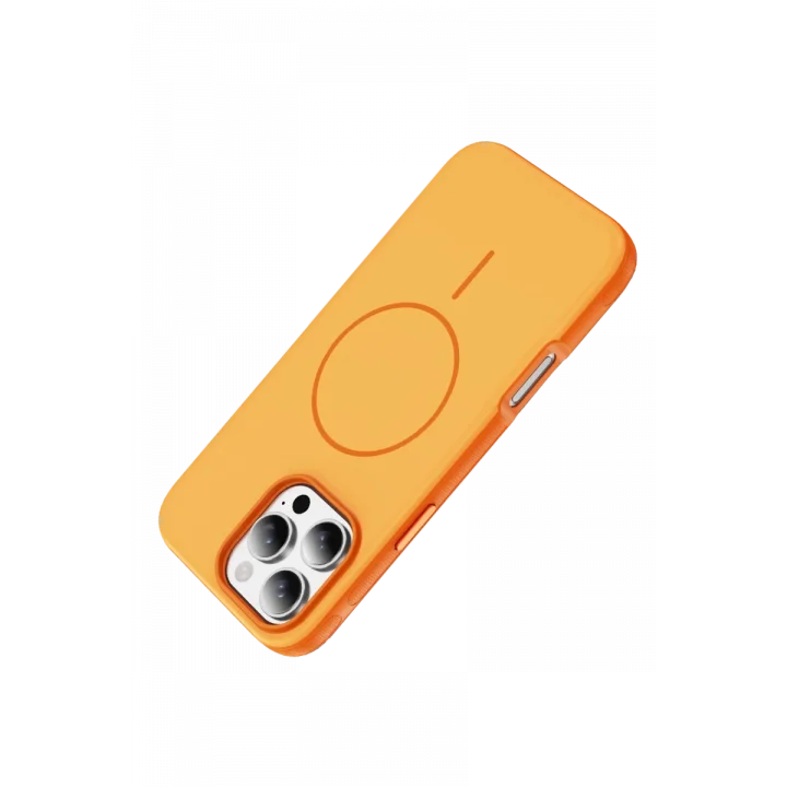 Mey İthalat®   iPhone 16 Pro Max Neksa Magsafe Kapak - Turuncu