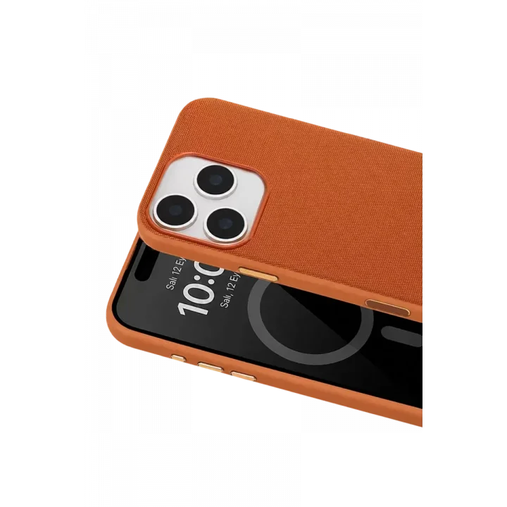 Mey İthalat®   iPhone 16 Pro Max Vero Magsafe Kapak - Turuncu