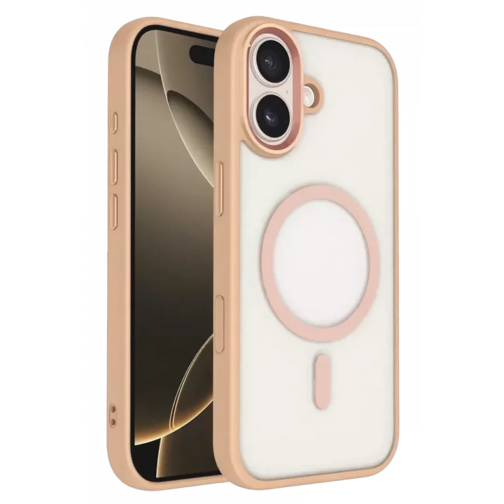 Mey İthalat®   iPhone 16 Terea Magsafe Kapak - Pembe
