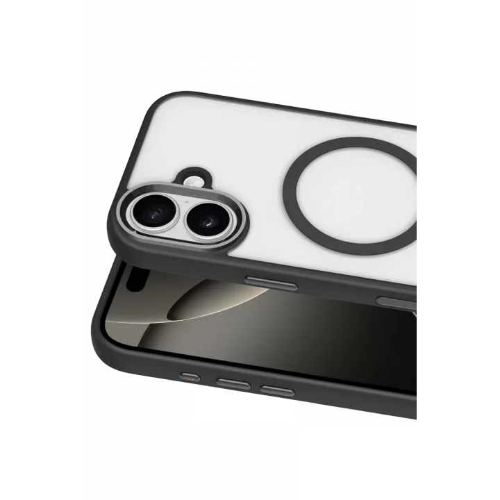 Mey İthalat®   iPhone 16 Terea Magsafe Kapak - Siyah