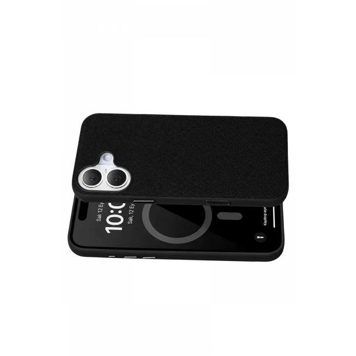 Mey İthalat®   iPhone 16 Vero Magsafe Kapak - Siyah