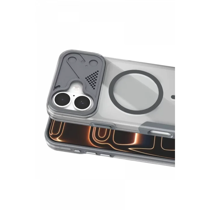 Mey İthalat®   iPhone 16 Zinko Magsafe Kapak - Titan Gri
