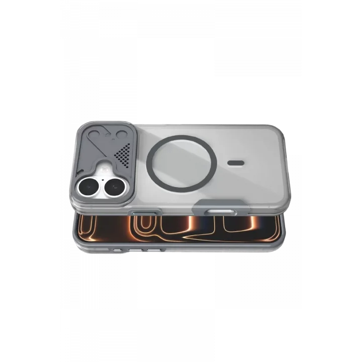 Mey İthalat®   iPhone 16 Zinko Magsafe Kapak - Titan Gri