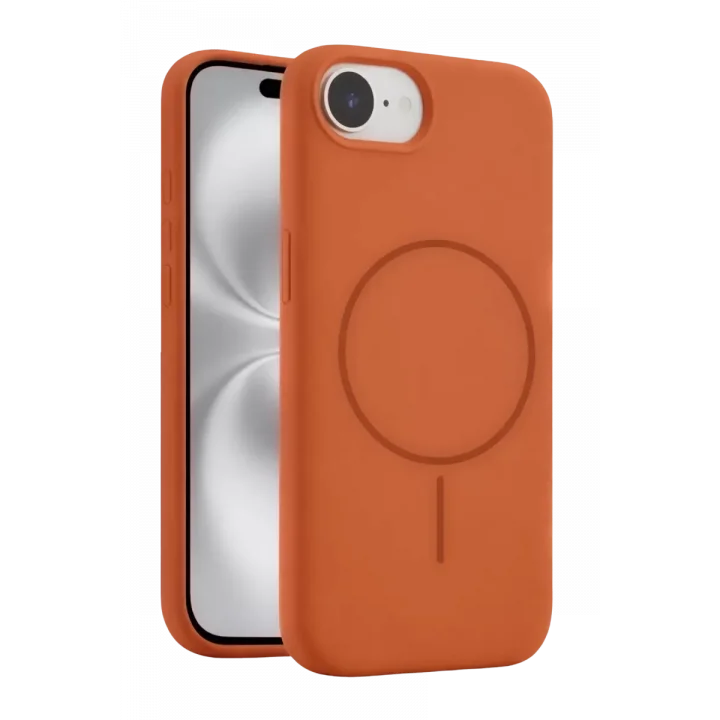 Mey İthalat®   iPhone 16E Kılıf Jully Magsafe Kapak -Turuncu