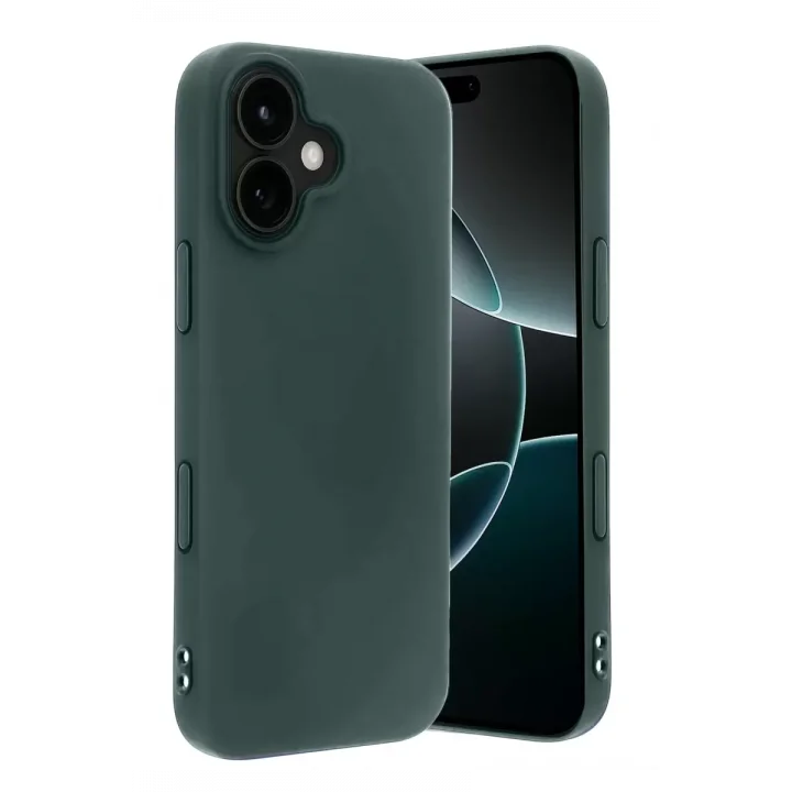 Mey İthalat®   iPhone 17 First Silikon - Koyu Yeşil