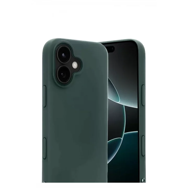 Mey İthalat®   iPhone 17 First Silikon - Koyu Yeşil