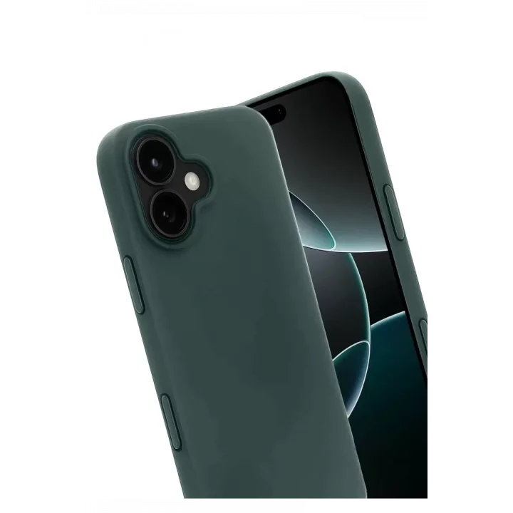 Mey İthalat®   iPhone 17 First Silikon - Koyu Yeşil