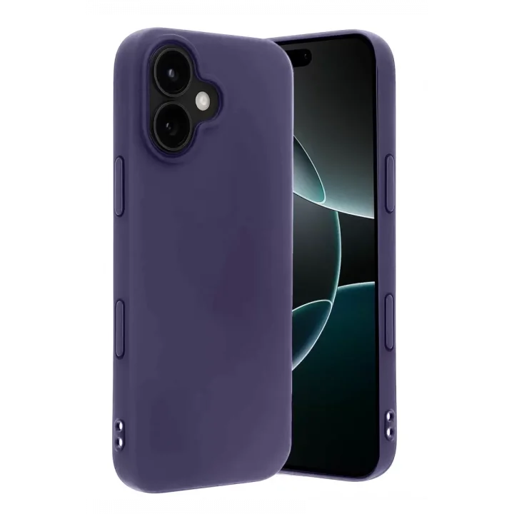 Mey İthalat®   iPhone 17 First Silikon - Mürdüm