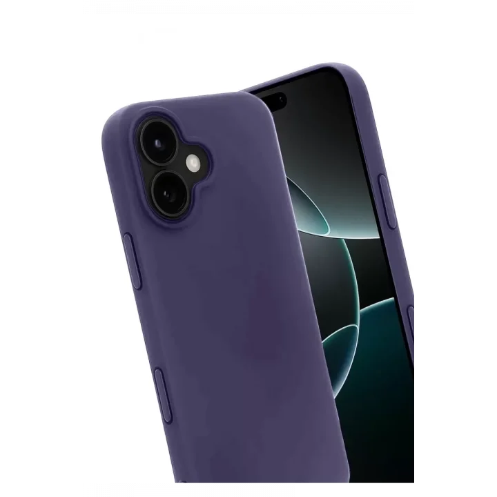 Mey İthalat®   iPhone 17 First Silikon - Mürdüm