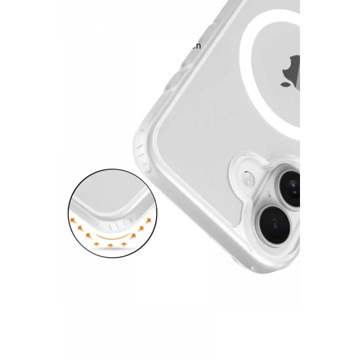 Mey İthalat®   iPhone 17 Jota Magsafe Kapak - Şeffaf