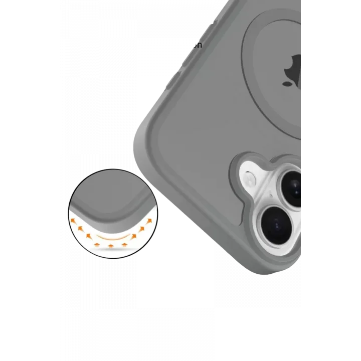 Mey İthalat®   iPhone 17 Jota Magsafe Kapak - Titan Gri