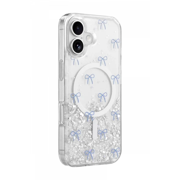Mey İthalat®   iPhone 17 Misk Simli Magsafe Kapak - Desen 3