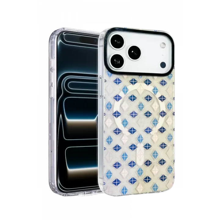 Mey İthalat®   iPhone 17 Pro Desina Magsafe Kapak - Desen 4