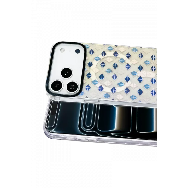 Mey İthalat®   iPhone 17 Pro Desina Magsafe Kapak - Desen 4