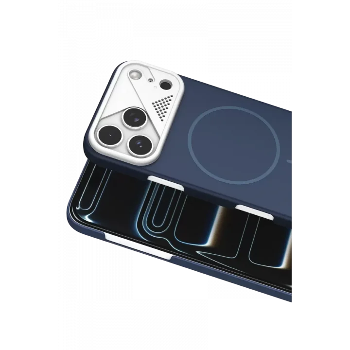 Mey İthalat®   iPhone 17 Pro Export Magsafe Kapak - Lacivert