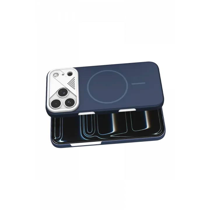 Mey İthalat®   iPhone 17 Pro Export Magsafe Kapak - Lacivert