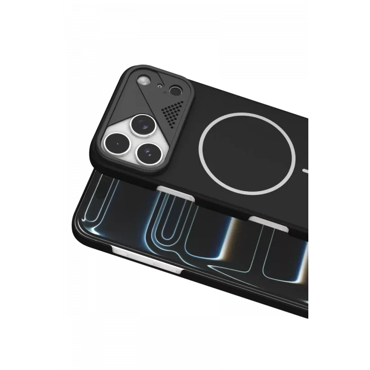 Mey İthalat®   iPhone 17 Pro Export Magsafe Kapak - Siyah