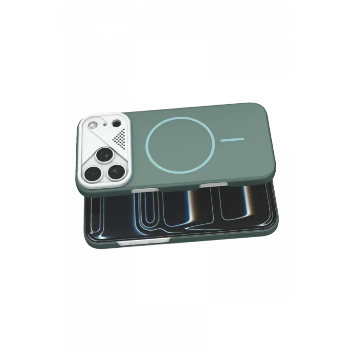 Mey İthalat®   iPhone 17 Pro Export Magsafe Kapak - Turkuaz