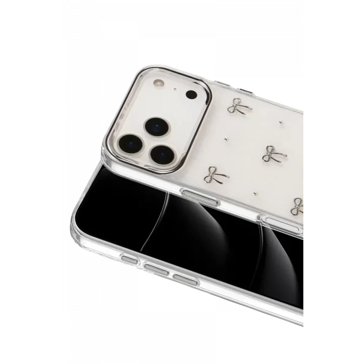 Mey İthalat®   iPhone 17 Pro Fiyonk Desenli Kapak - Desen 5