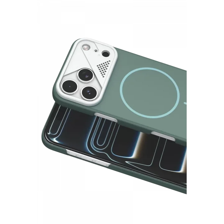 Mey İthalat®   iPhone 17 Pro Max Export Magsafe Kapak - Turkuaz