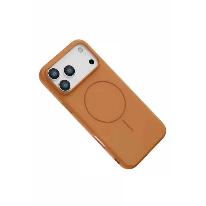 Mey İthalat®   iPhone 17 Pro Max Jully Magsafe Kapak - Turuncu