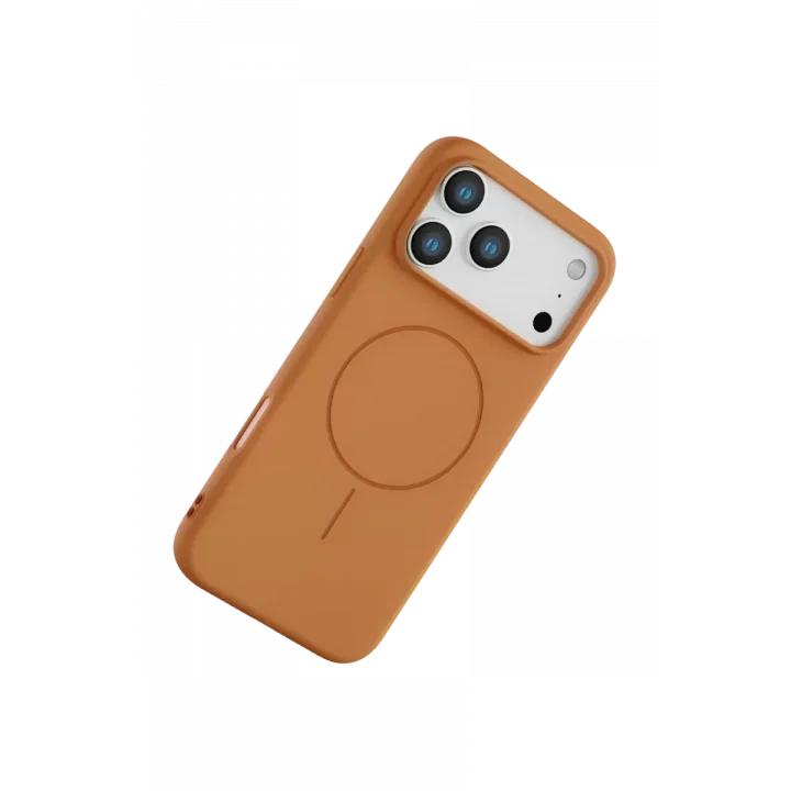 Mey İthalat®   iPhone 17 Pro Max Jully Magsafe Kapak - Turuncu