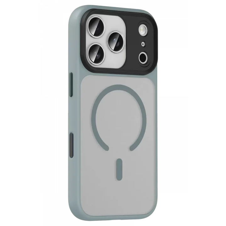 Mey İthalat®   iPhone 17 Pro Max Megane Magsafe Kapak - Titan Gri