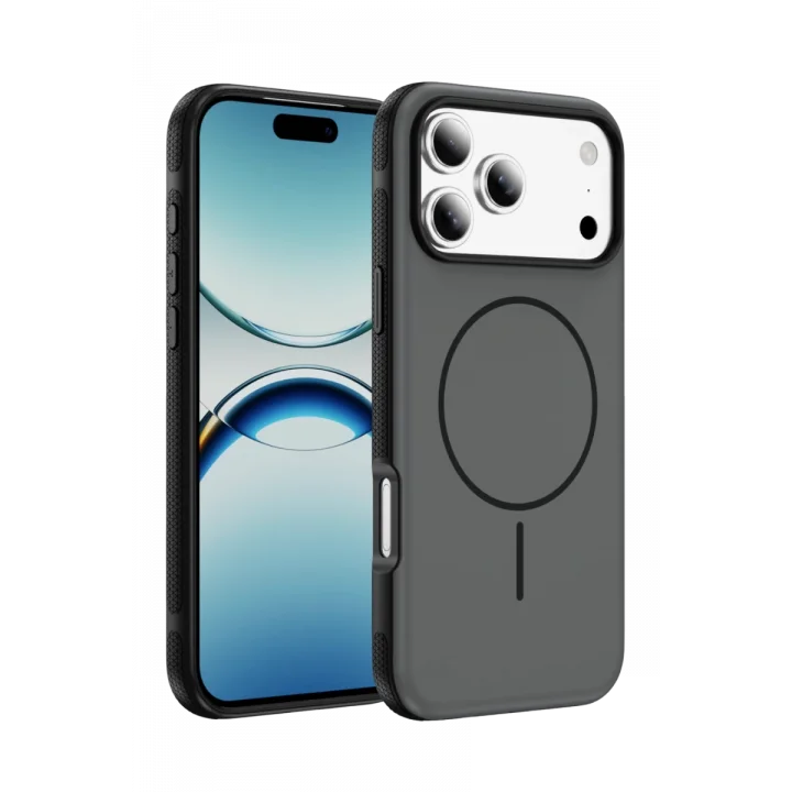 Mey İthalat®   iPhone 17 Pro Max Neksa Magsafe Kapak - Siyah