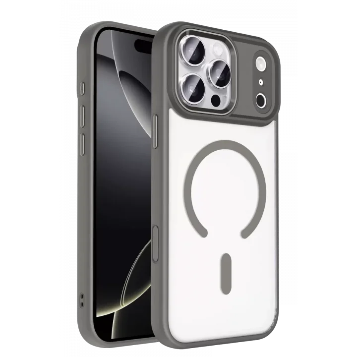 Mey İthalat®   iPhone 17 Pro Max Terea Magsafe Kapak - Gri