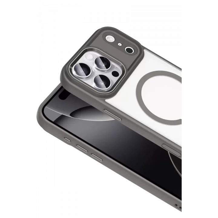 Mey İthalat®   iPhone 17 Pro Max Terea Magsafe Kapak - Gri