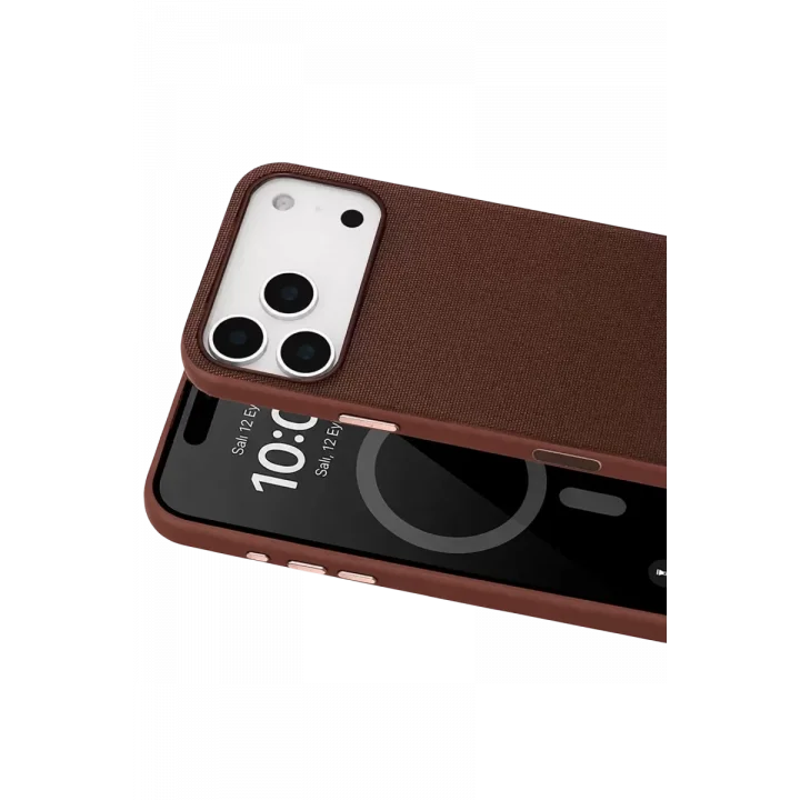 Mey İthalat®   iPhone 17 Pro Max Vero Magsafe Kapak - Kahverengi