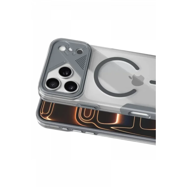 Mey İthalat®   iPhone 17 Pro Max Zinko Magsafe Kapak - Titan Gri