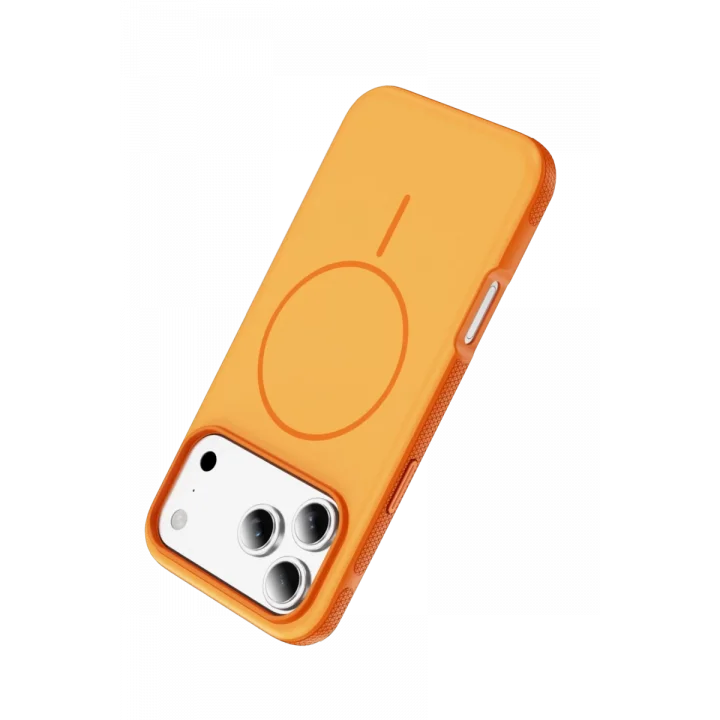 Mey İthalat®   iPhone 17 Pro Neksa Magsafe Kapak - Turuncu