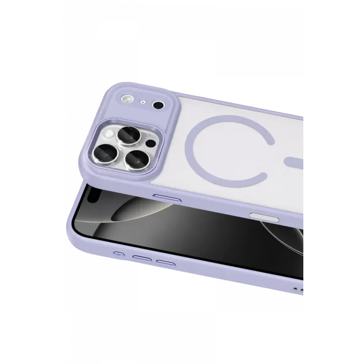 Mey İthalat®   iPhone 17 Pro Terea Magsafe Kapak - Mor