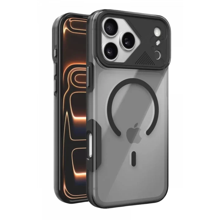 Mey İthalat®   iPhone 17 Pro Zinko Magsafe Kapak - Siyah