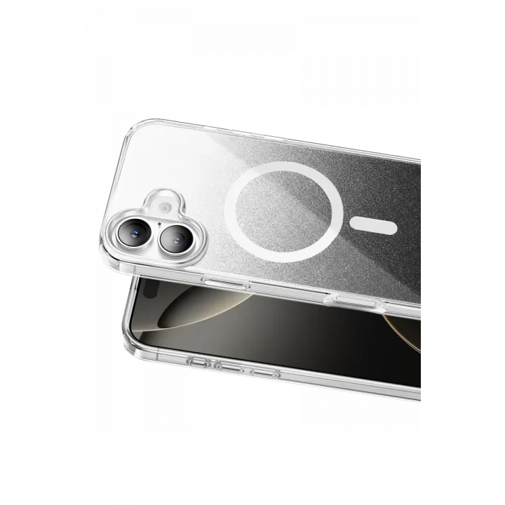Mey İthalat®   iPhone 17 Sora Simli Magsafe Kapak - Siyah