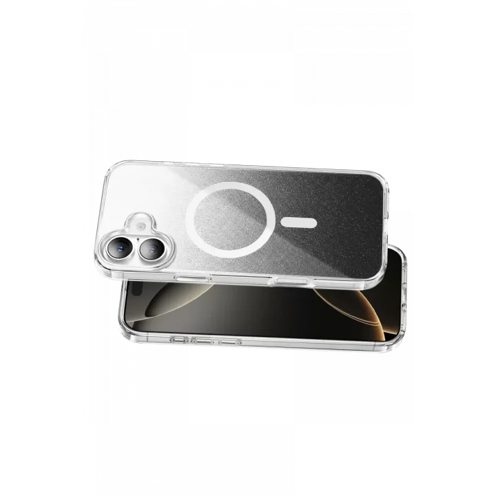 Mey İthalat®   iPhone 17 Sora Simli Magsafe Kapak - Siyah