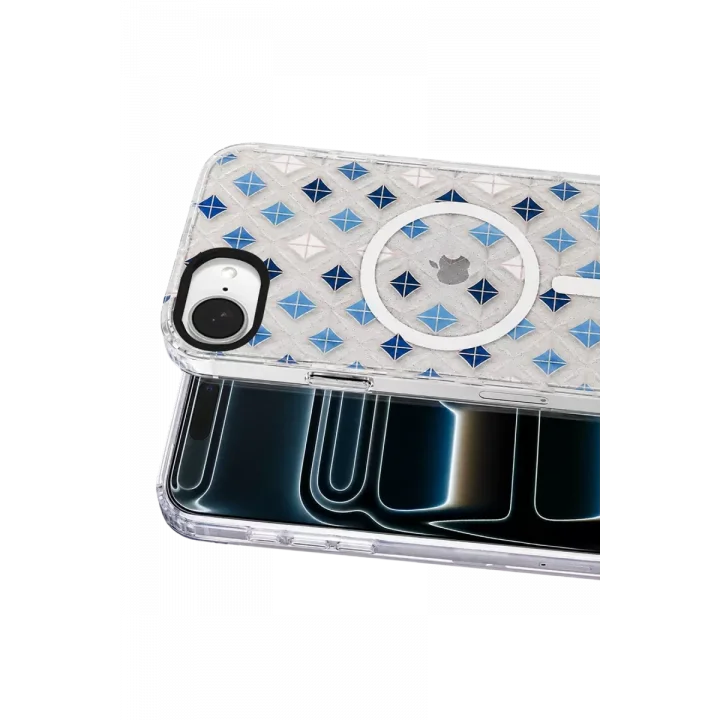 Mey İthalat®   iPhone 17E Desina Magsafe Kapak - Desen 4