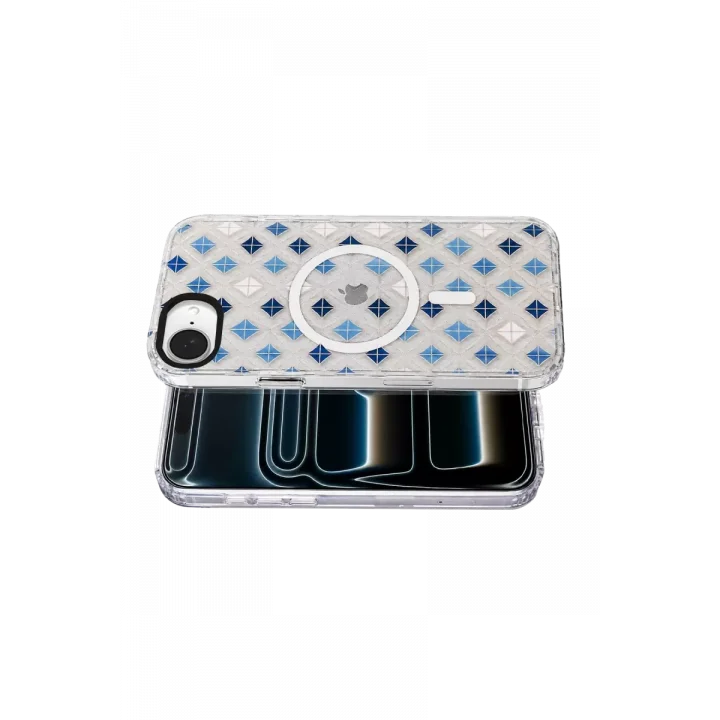 Mey İthalat®   iPhone 17E Desina Magsafe Kapak - Desen 4