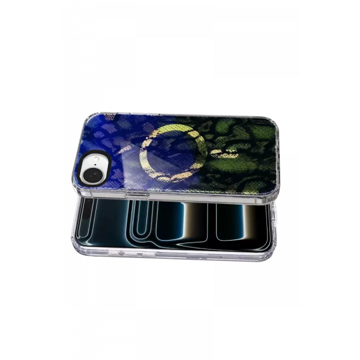 Mey İthalat®   iPhone 17E Desina Magsafe Kapak - Desen 7