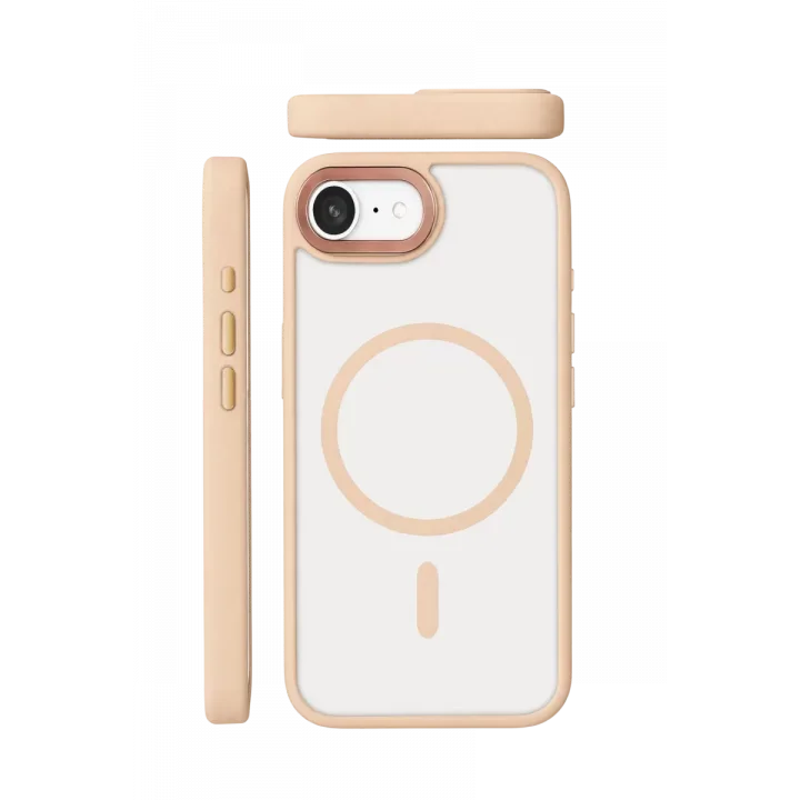 Mey İthalat®   iPhone 17E Terea Magsafe Kapak - Pembe