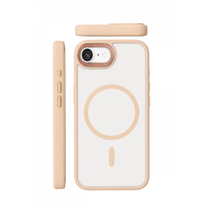 Mey İthalat®   iPhone 17E Terea Magsafe Kapak - Pembe