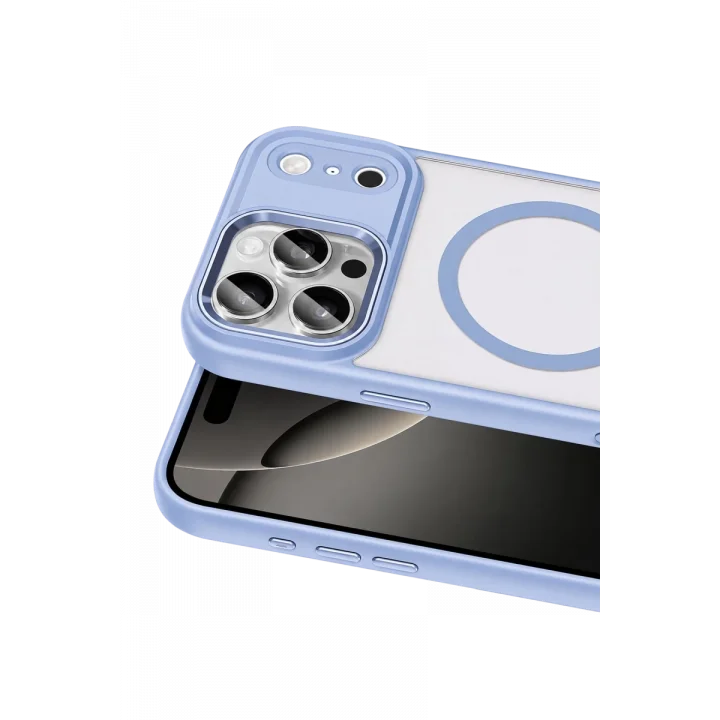 Mey İthalat®   iPhone 18 Pro Terea Magsafe Kapak - Sierra Blue