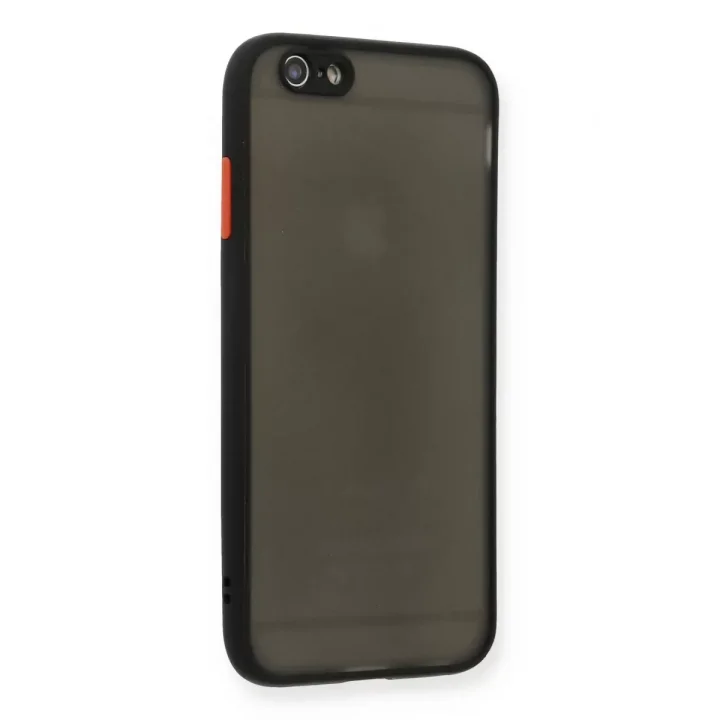 Mey İthalat®   iPhone 6 Kılıf Montreal Silikon Kapak - Siyah