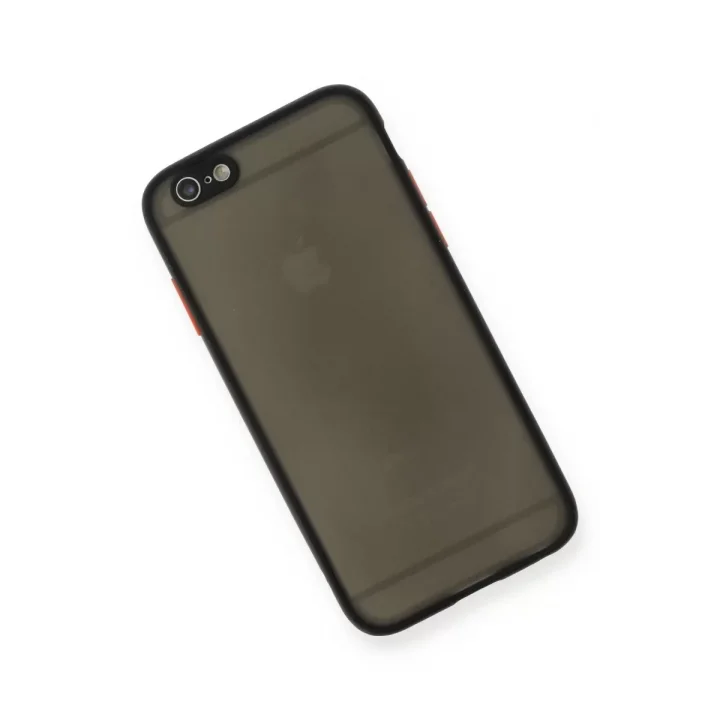 Mey İthalat®   iPhone 6 Kılıf Montreal Silikon Kapak - Siyah