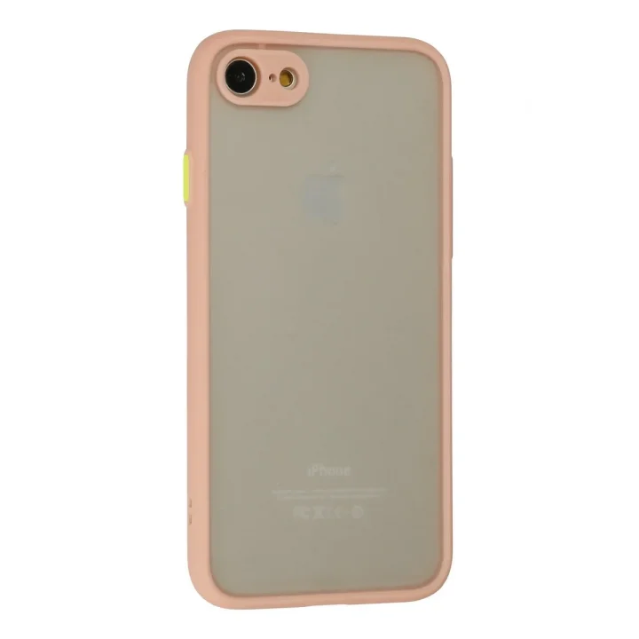 Mey İthalat®   iPhone 7 Kılıf Montreal Silikon Kapak - Pembe