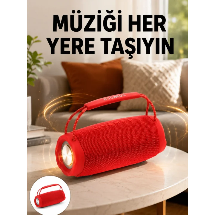 Mey İthalat® IPX6 Su Geçirmez Bluetooth 5.1 Taşınabilir Hoparlör Çift 10W Yeni Nesil