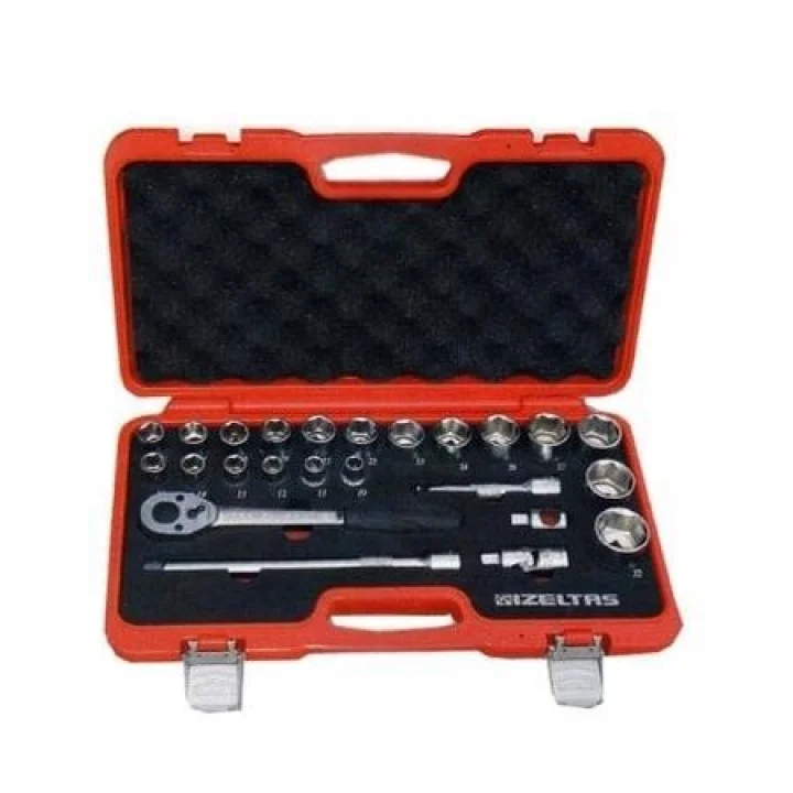 Mey İthalat® İzeltaş 24Lü Lokma Anahtar Takımı 1/2  (U Kolsuz)