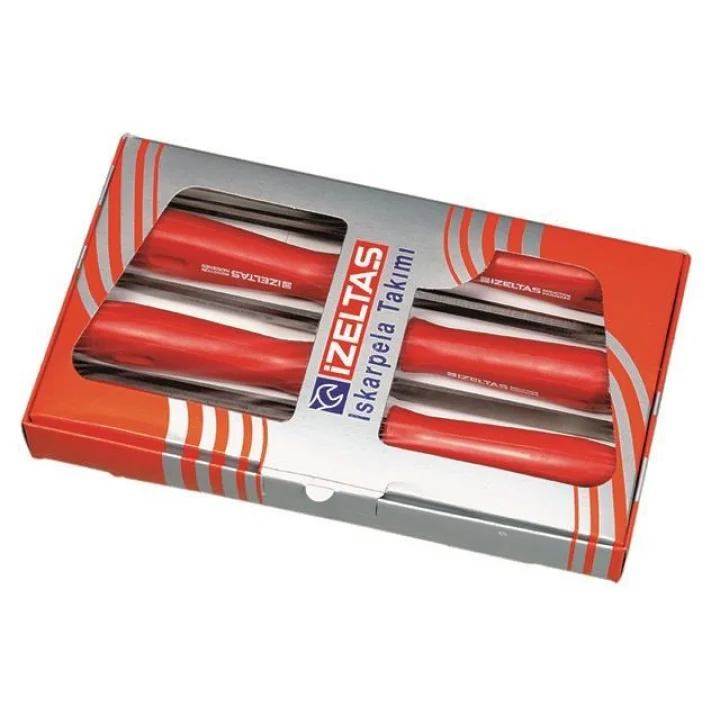 Mey İthalat® İzeltaş 5010 Iskarpela Takım 6 Parça