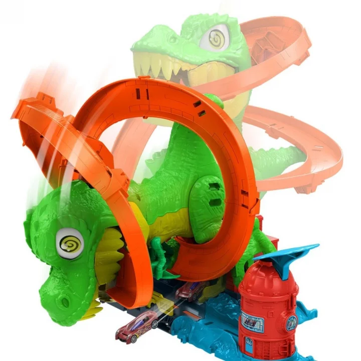 Mey İthalat®  JBM73 T-Rex ve İtfaiye İstasyonu Oyun Seti